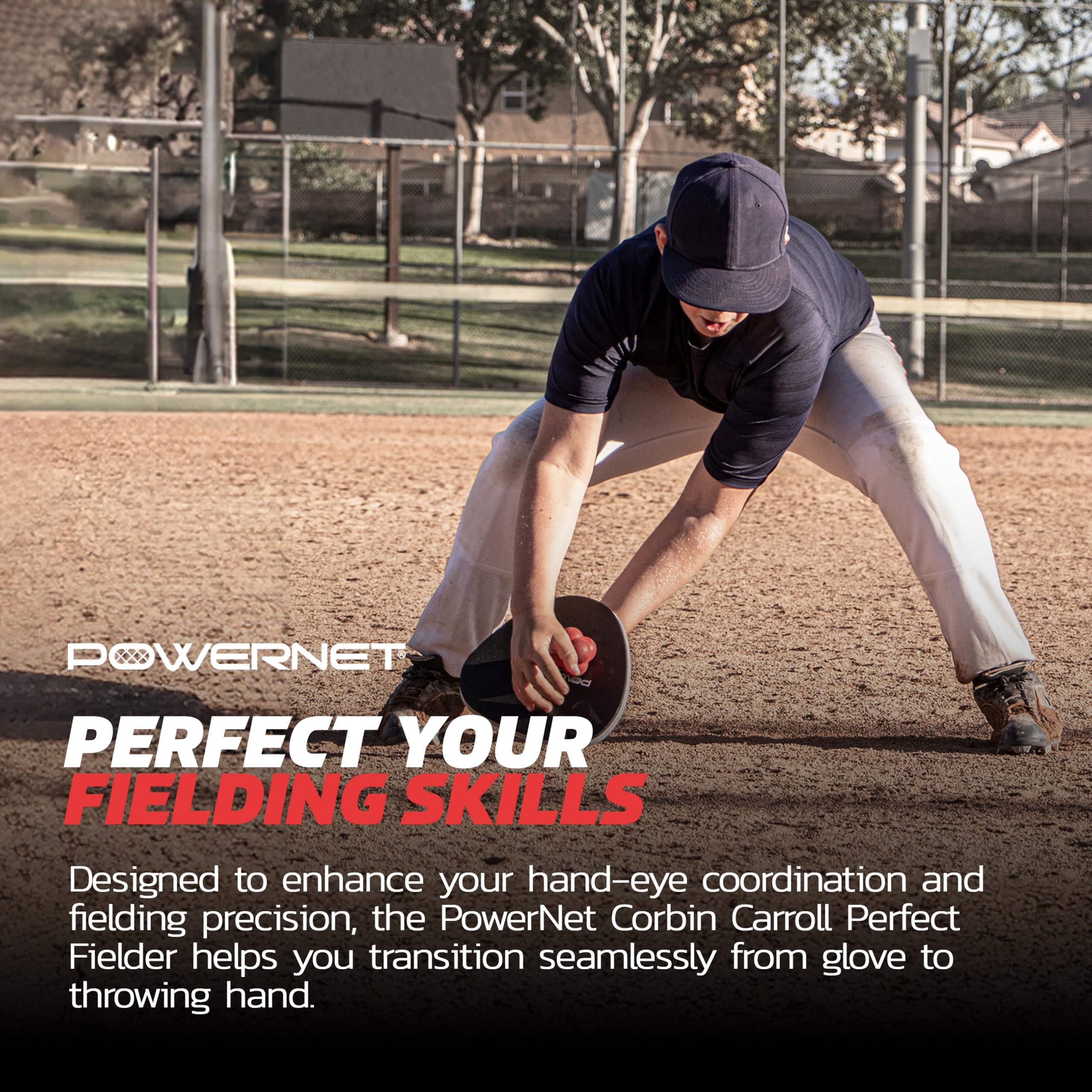 PowerNet Perfect Fielder Sets, Soft Hands Softball Baseball Training Equipment, Improve Transition Time from Glove to Hand, Perfect Fielder Mitt 2-PK, Micro Crushers, Reaction Balls, Foam Tech Balls - Image 4