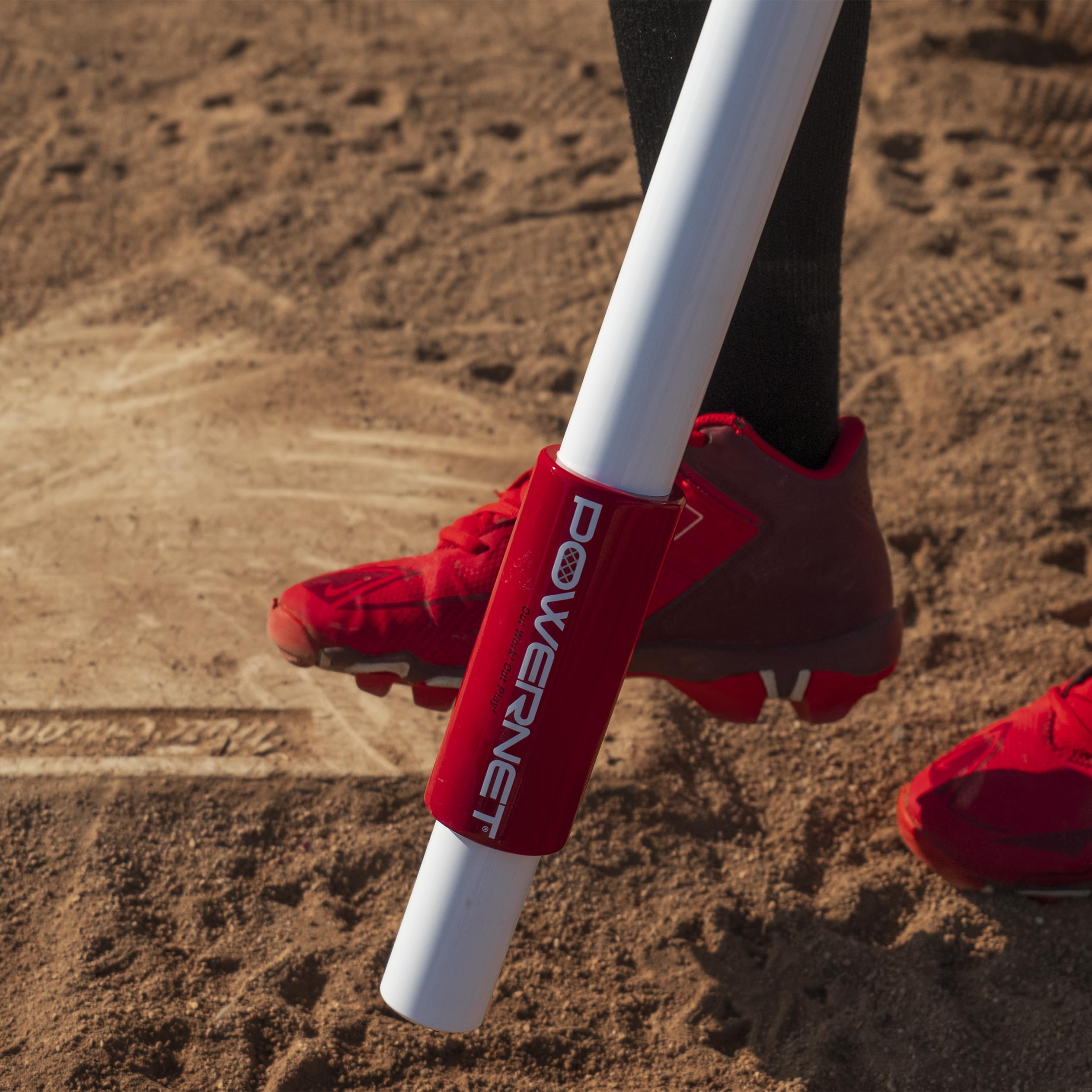 PowerNet Sweet Spot Training Bat + 3.2"" Progressive Softball Training Balls for Hitting & Pitching, 9 Pack Weighted Balls & Weighted Bat, Improve Hand-Eye Coordination & Power - Image 5