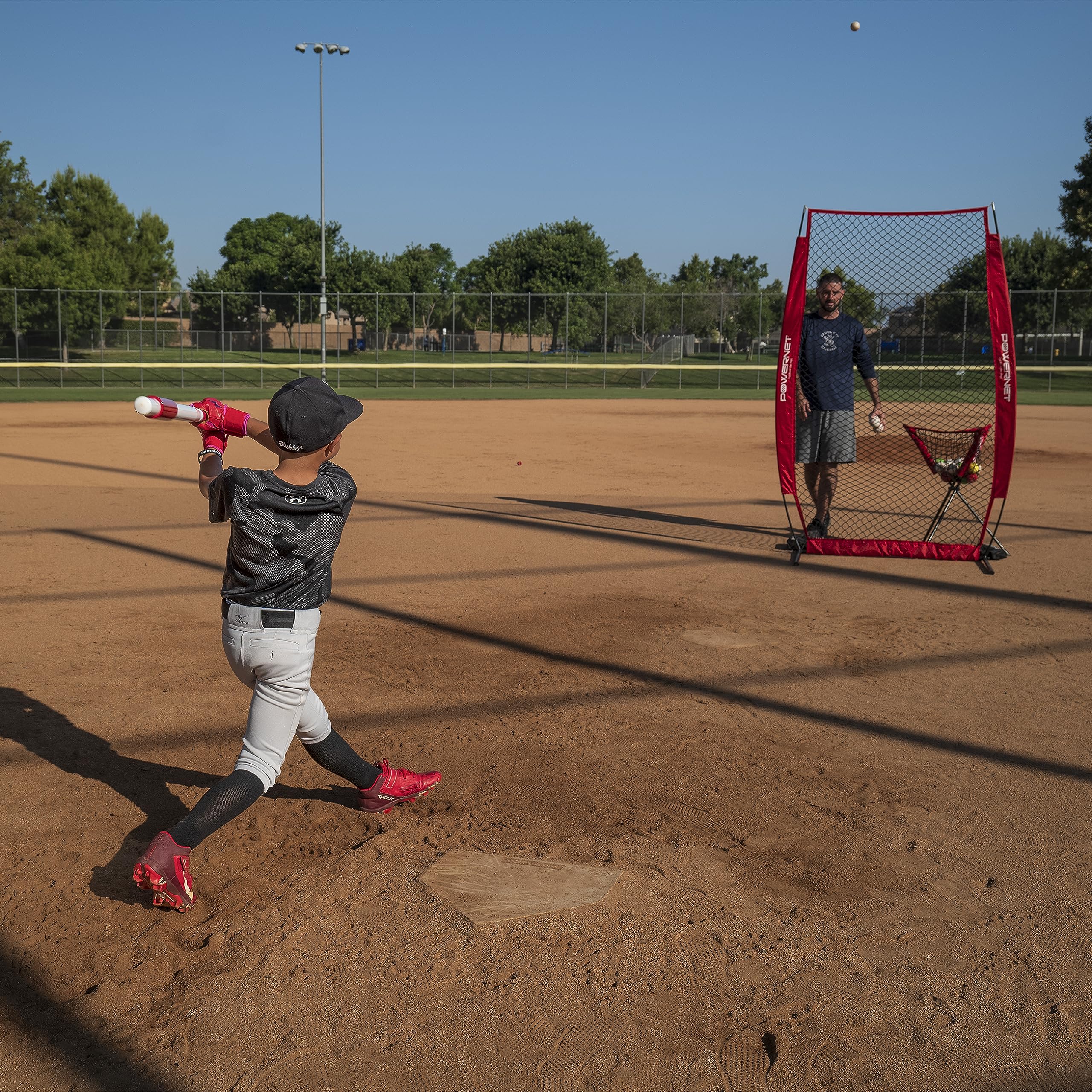 PowerNet Sweet Spot Training Bat + 3.2"" Progressive Softball Training Balls for Hitting & Pitching, 9 Pack Weighted Balls & Weighted Bat, Improve Hand-Eye Coordination & Power - Image 9