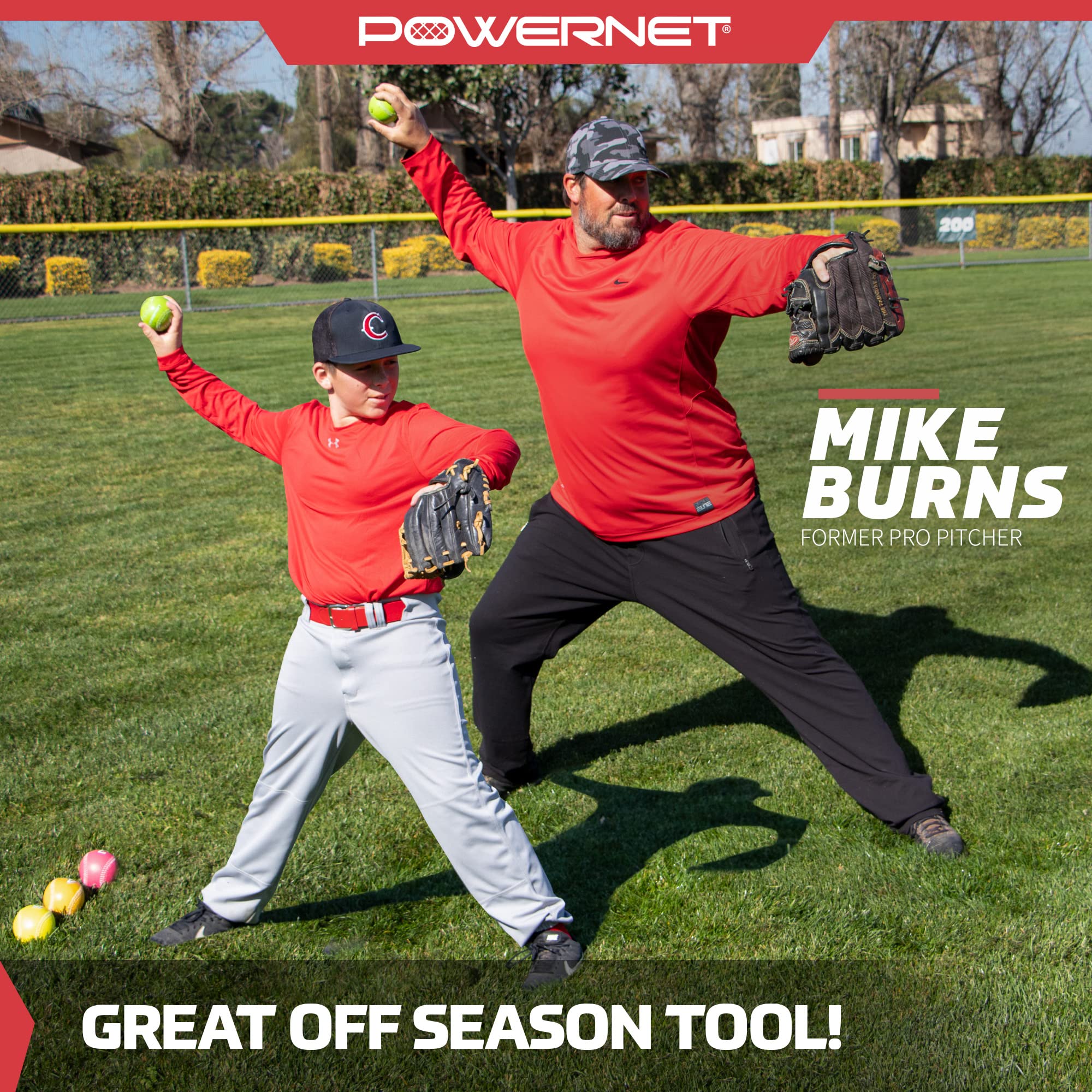 PowerNet Weighted Baseball Bundle, Heavy Training Balls for Pitching and Throwing, Baseball Training Equipment to Build Strength, Weighted Baseballs for Throwing, Long Toss, Command & Core Set - Image 5